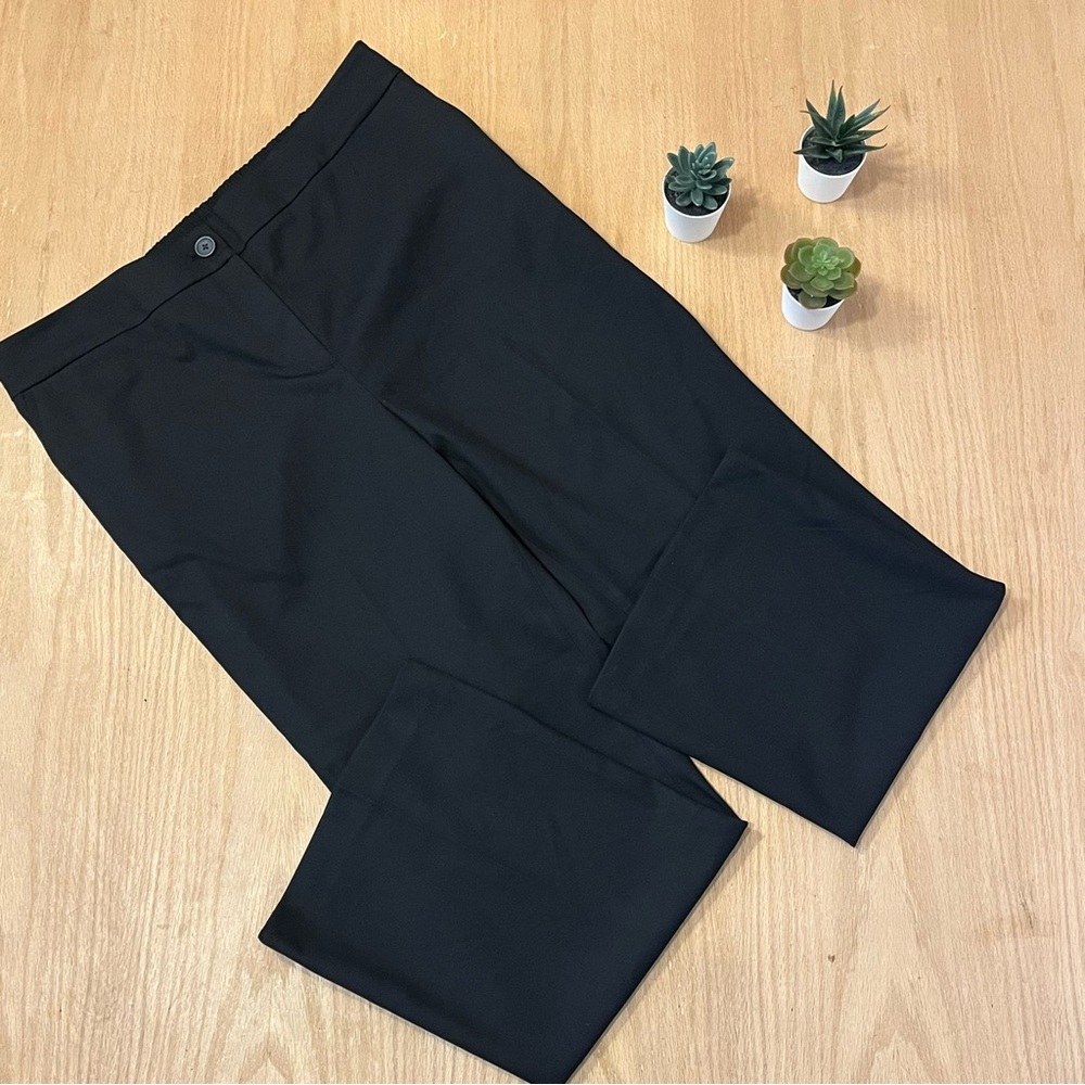 Addition Elle High Waisted Wide Leg Black Dress Pants in size 18